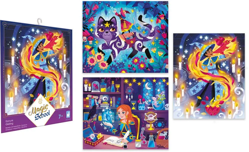 MAGIC SCHOOL - 3 TABLEAUX DORURE