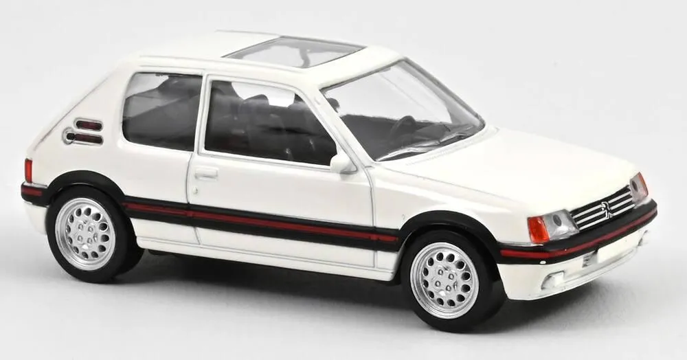 1/43 PEUGEOT 205 GTI 1986 MEIJE WHITE JET-CAR  - REPROD 2023