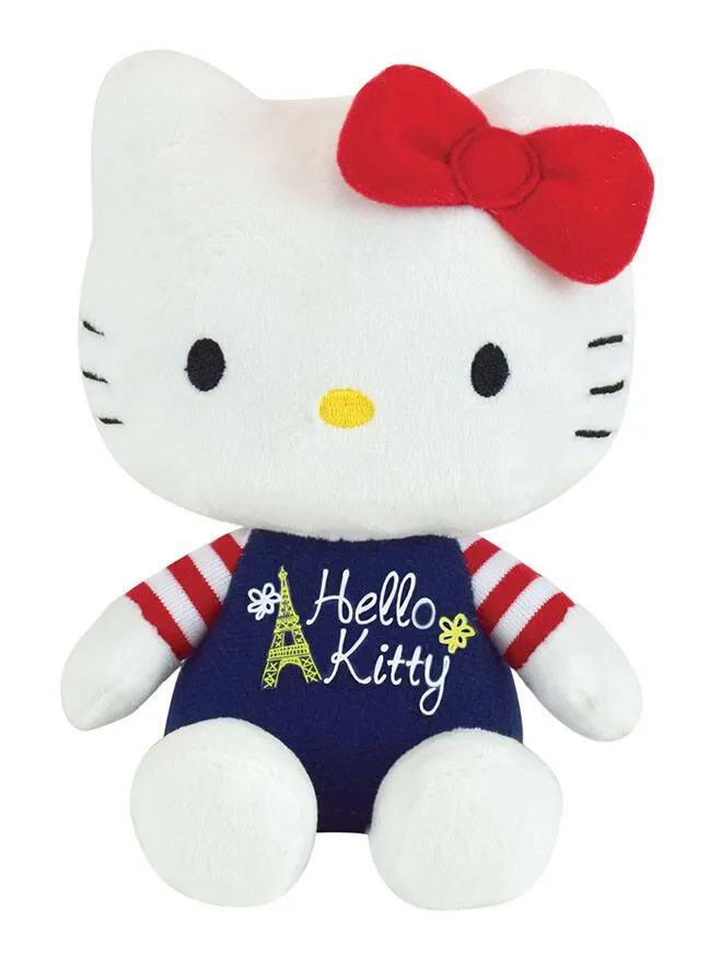 PELUCHE - HELLO KITTY PARIS TOUR EIFFEL  : 15CM