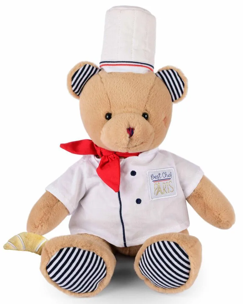 PELUCHE OURS CHEF 28 CM