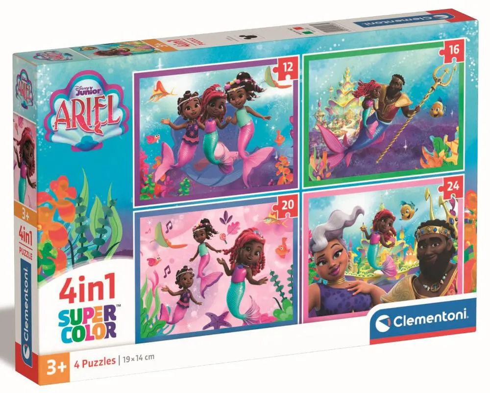 ARIEL- PUZZLE 4 EN 1