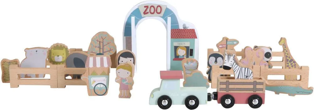 CIRCUIT TRAIN EN BOIS - ZOO