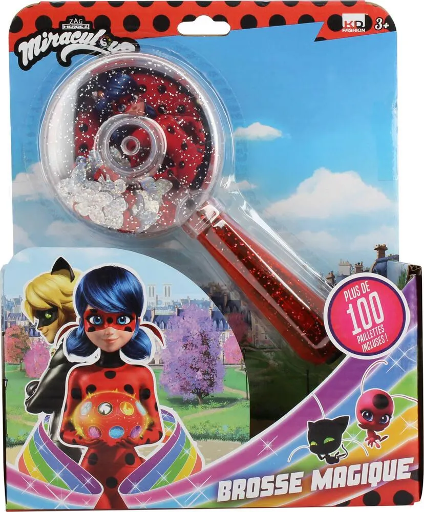 MIRACULOUS - KD FASHION - BROSSE MAGIQUE À PAILLETTES