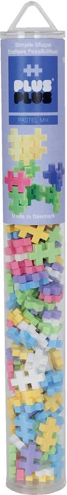 MINI PASTEL TUBE MIX 100 PIECES PLUS PLUS