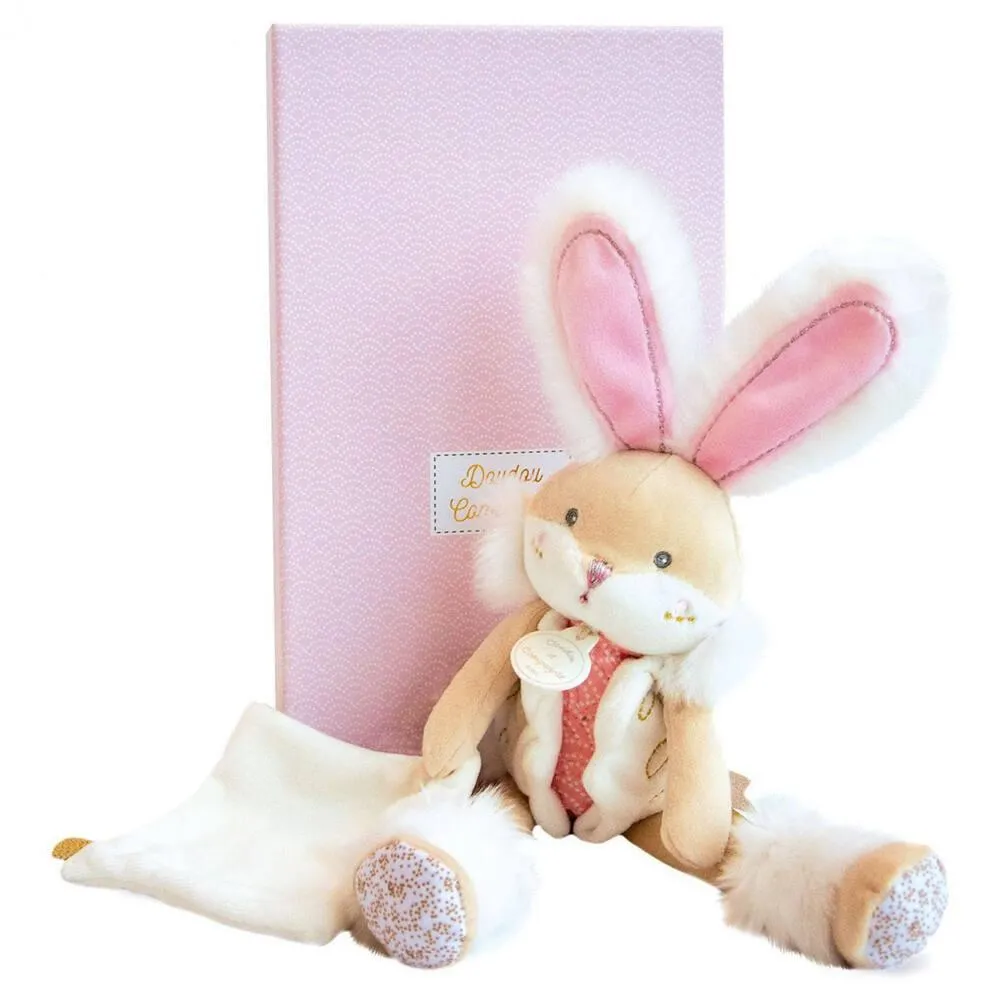 DOUDOU PANTIN ROSE - LAPIN DE SUCRE