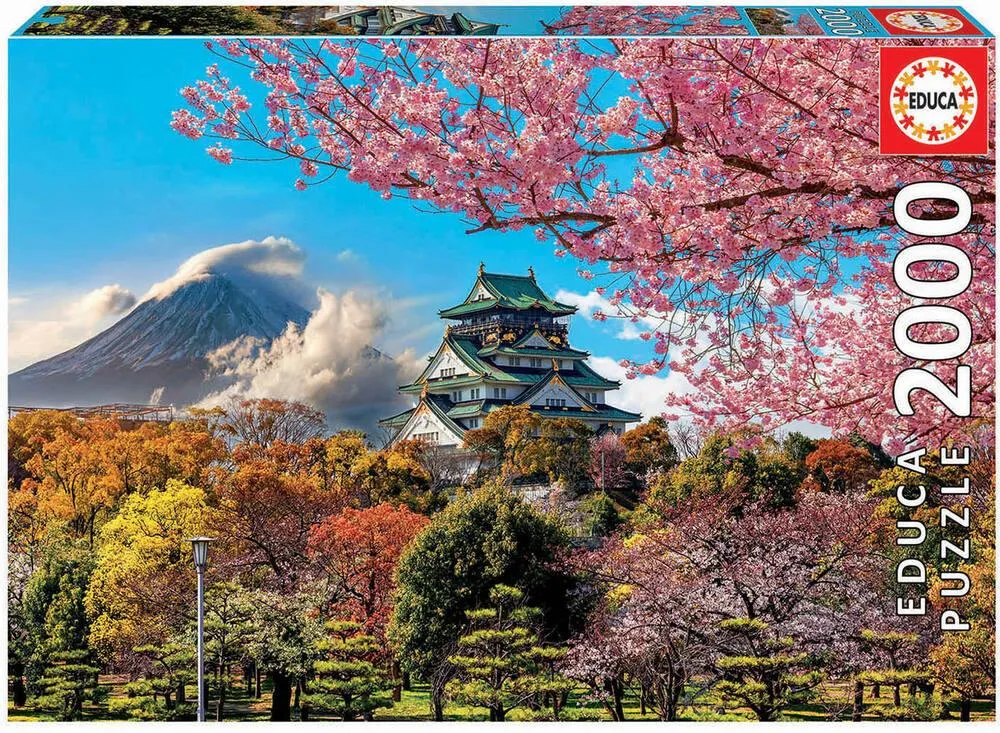 PUZZLE 2000 PIECES - CHÂTEAU D'OSAKA - JAPON