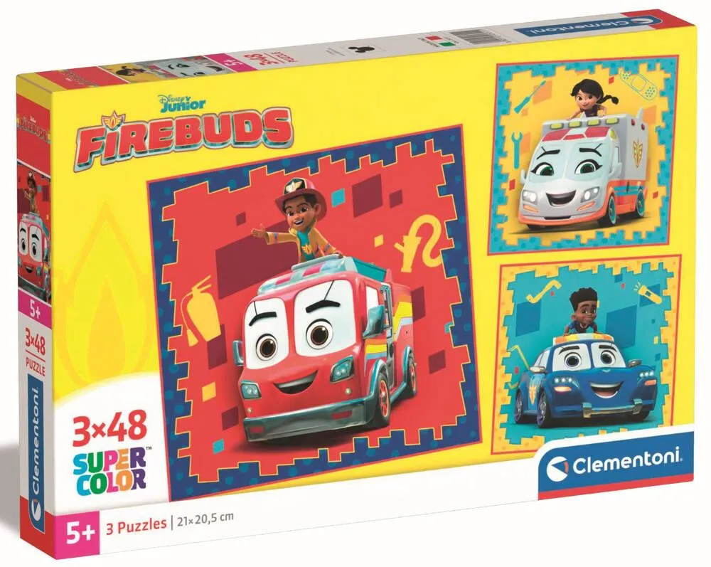 PUZZLE 3X48 PIECES - FIREBUDS