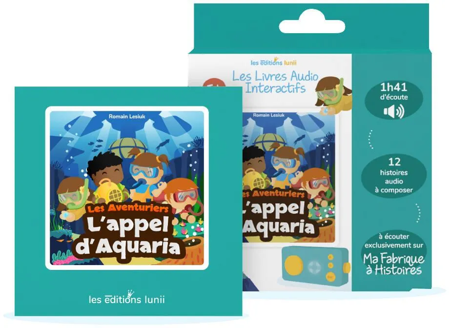 LUNII - LIVRE AUDIO - L'APPEL D'AQUARIA