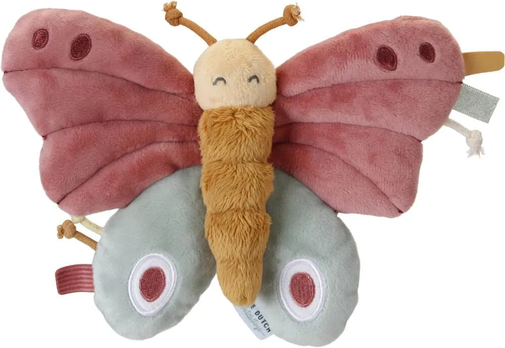 LITTLE DUTCH - FLOWERS ET BUTTERFLIES - DOUDOU D'ACTIVITES PAPILLON