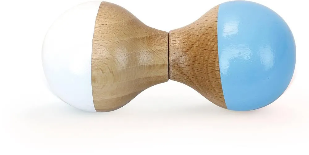 HOCHET DU JURA BLANC ET BLEU CIEL EN BOIS