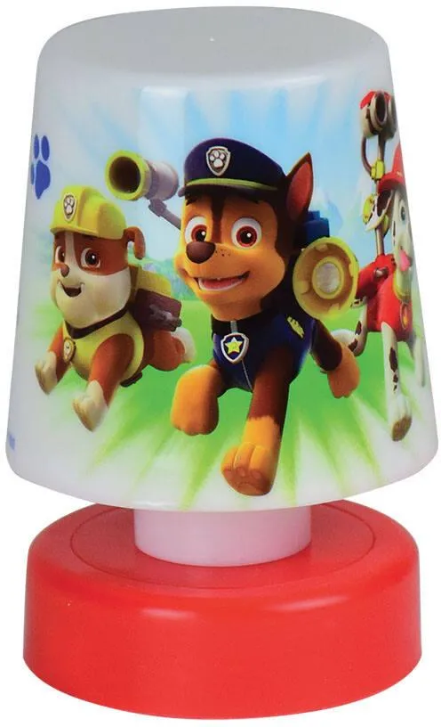 PAT'PATROUILLE LAMPE VEILLEUSE A POUSSOIR