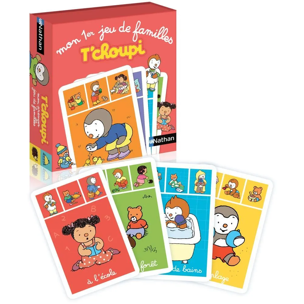 T'CHOUPI - MON PREMIER JEU DE FAMILLES
