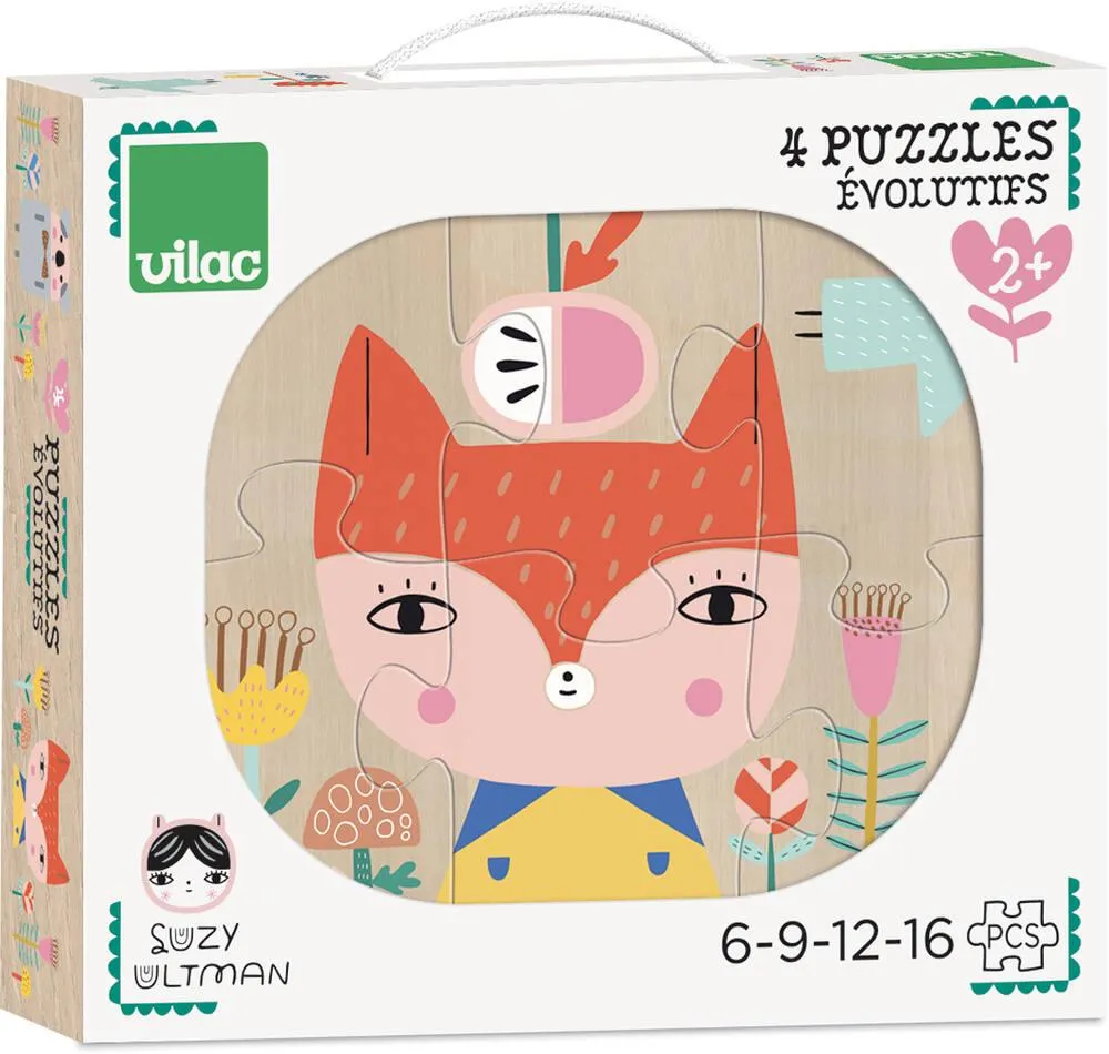 PUZZLES ÉVOLUTIFS EN BOIS - SUZY ULTMAN