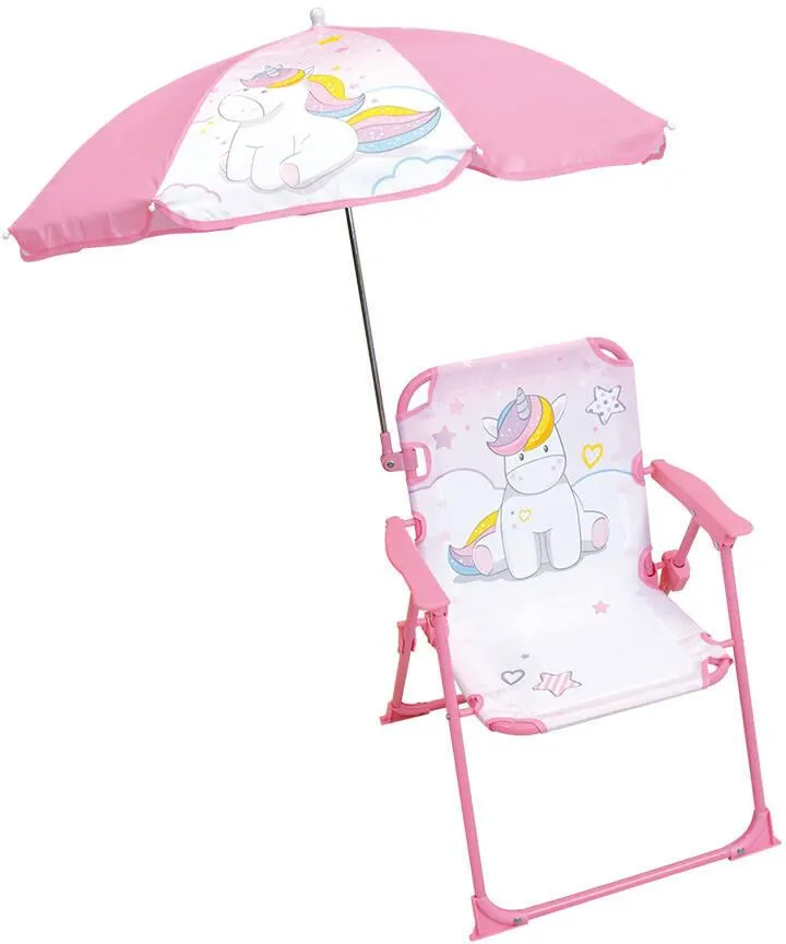 LICORNE CHAISE AVEC PARASOL