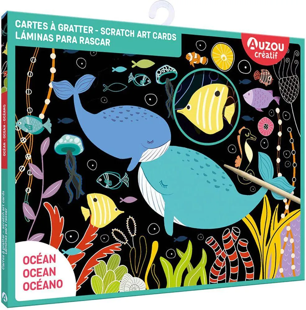 MA POCHETTE D'ARTISTE - MES CARTES A GRATTER - OCEAN