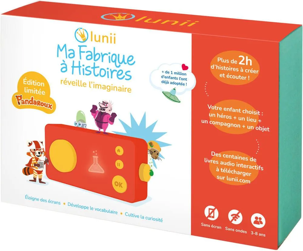 LUNII - MA FABRIQUE A HISTOIRES EDITION LIMITEE PANDAROUX