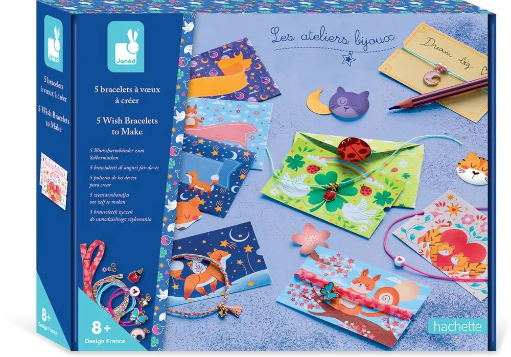 5 BRACELETS A VOEUX A CREER
