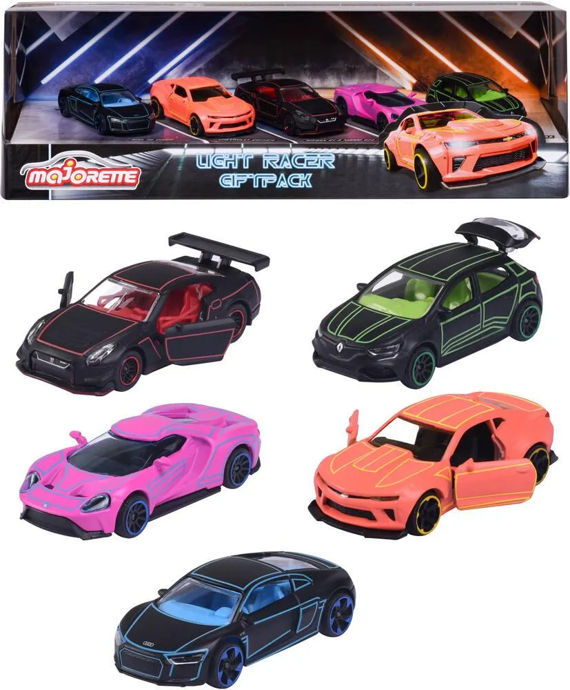 MAJORETTE SL LIGHT RACER GIFTPACK 5 PIECES