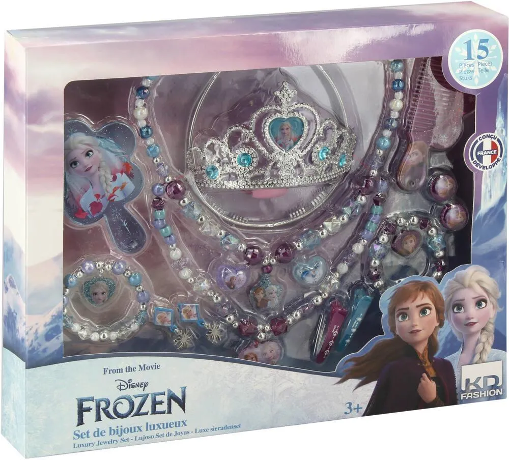REINE DES NEIGES 2 - KD FASHION - COFFRET BIJOUX 15 PIECES