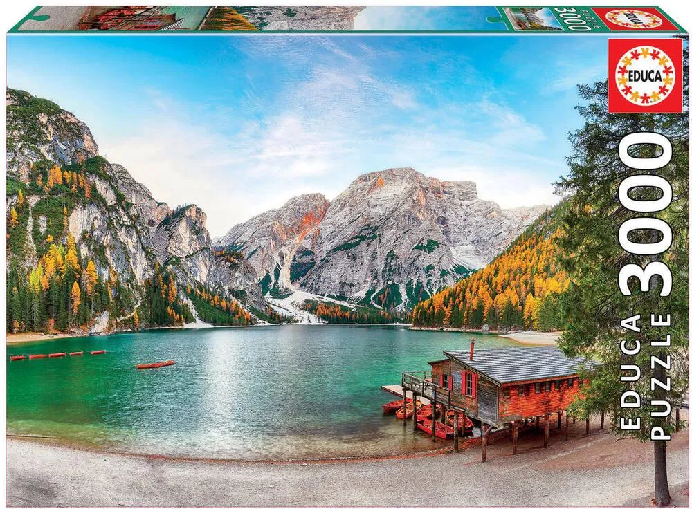 PUZZLE 3000 PIECES - LAC BRAIES EN AUTOMNE