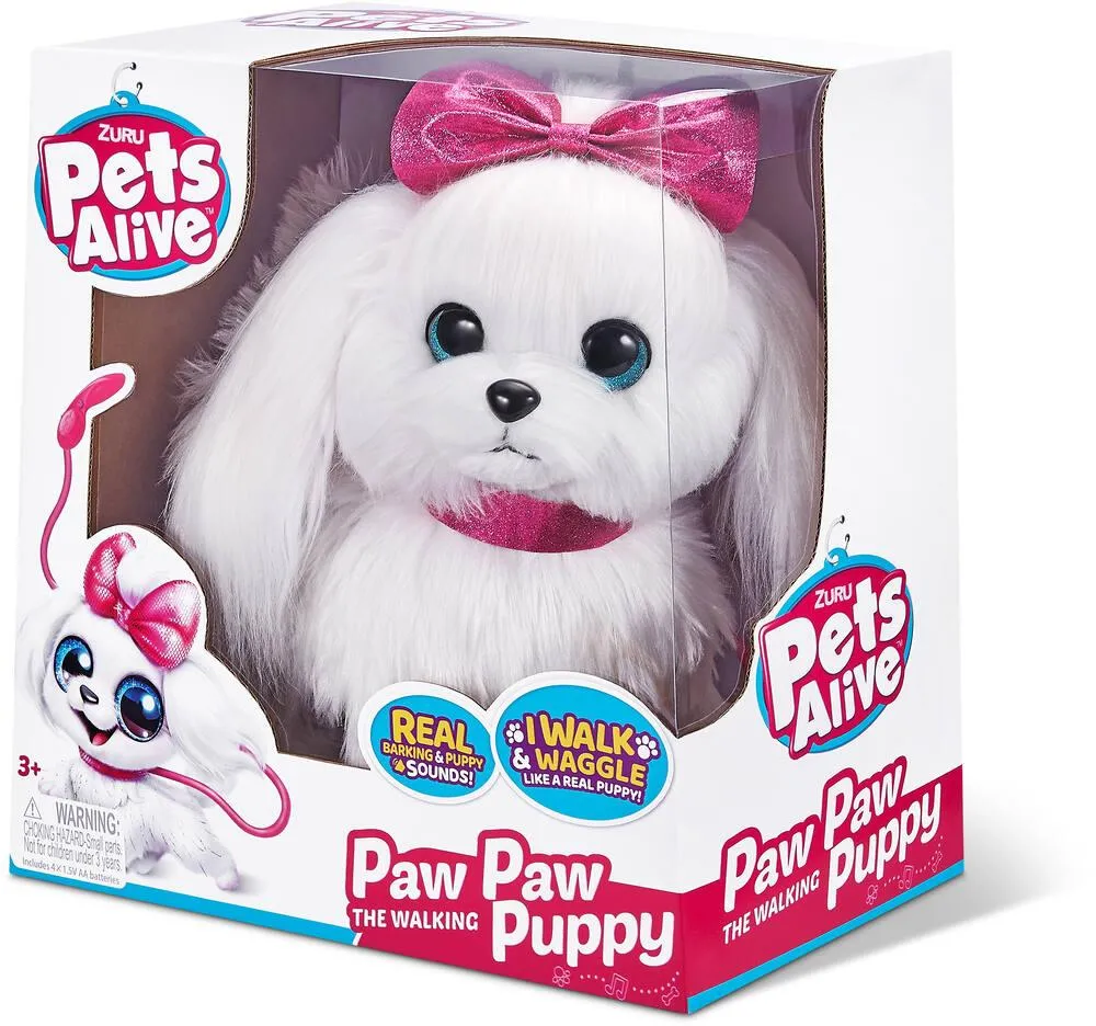 PETS ALIVE - PELUCHE INTERACTIVE CHIOT LIL PAW