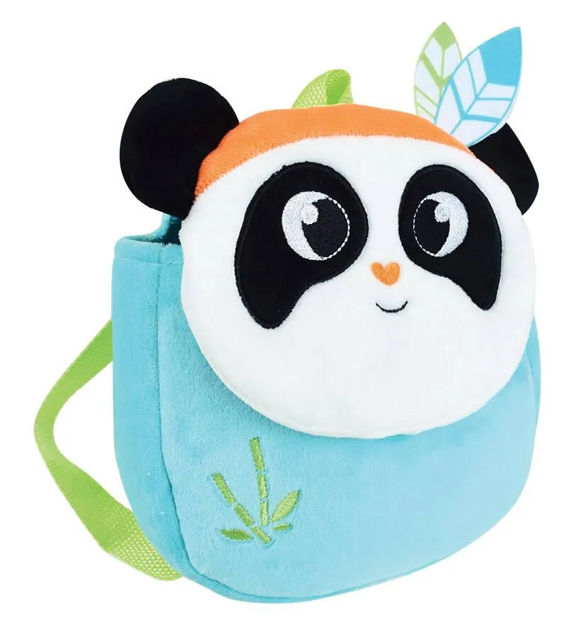 INDIAN PANDA SAC A DOS EN PELUCHE   23 CM
