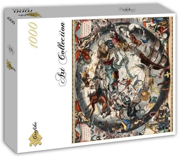 ANDREAS CELLARIUS: SOUTHERN HEMISPHERE CONSTELLATIONS, 1661