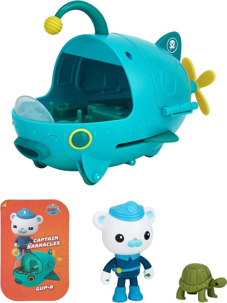 OCTONAUTS - FIGURINE ET VEHICULE BARNACLES ET GUP A