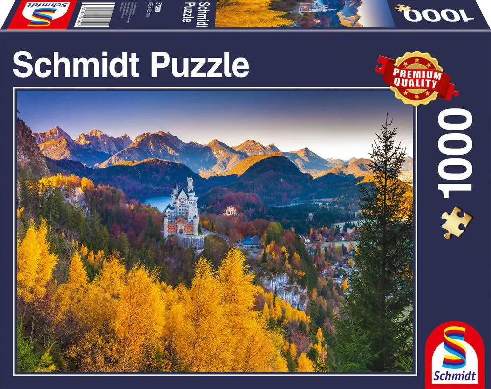 NEUSCHWANSTEIN EN AUTOMNE PUZZLE 1000 PIECES
