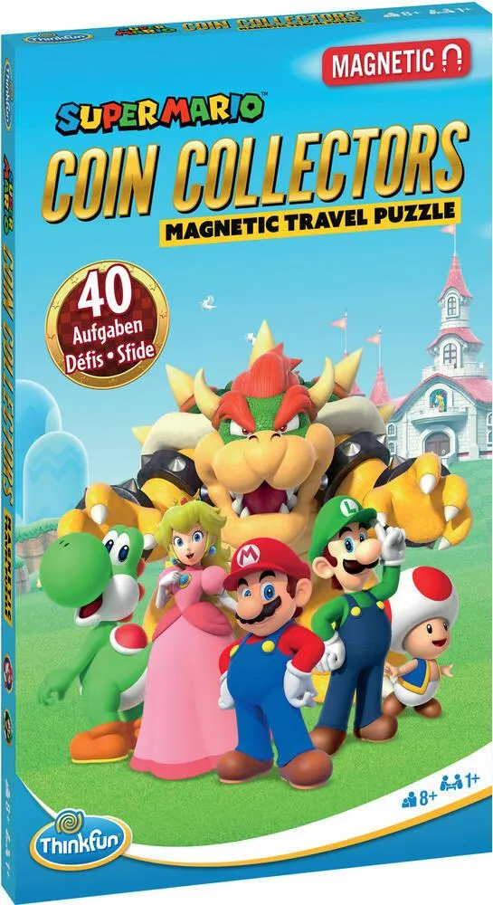 SUPER MARIO  - COIN COLLECTOR - JEU DE LOGIQUE MAGNETIQUE