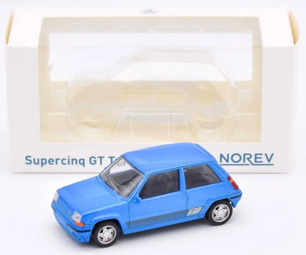 1/43 RENAULT SUPERCINQ GT TURBO PH II 1988 BLUE METALLIC JET-CAR