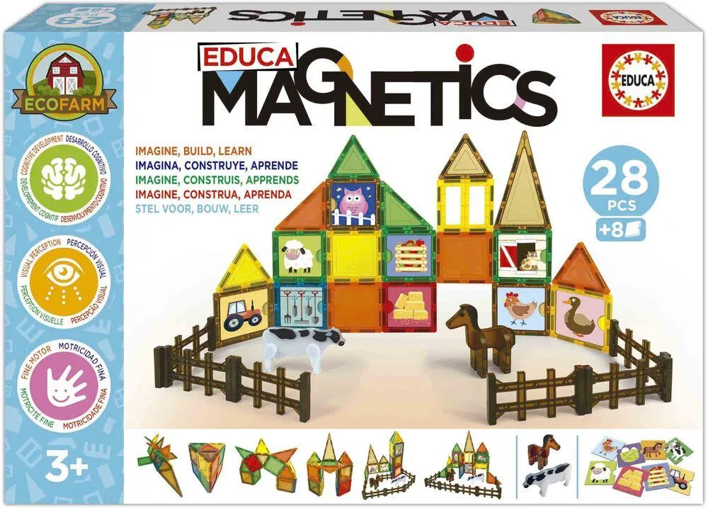 EDUCA MAGNETICS ECO FARM 28 PIECES