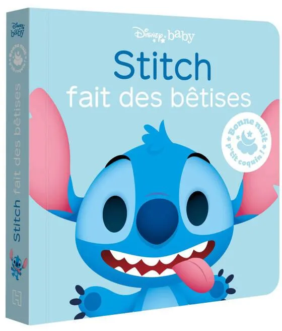 DISNEY BABY STITCH - LIVRE BONNE NUIT P'TIT COQUIN - STITCH FAIT DES BETISES