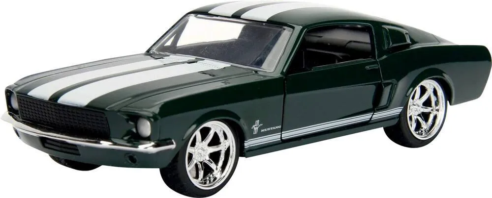 1/32 FAST & FURIOUS - 1967 FORD MUSTANG FREE ROLLING 627C GREEN