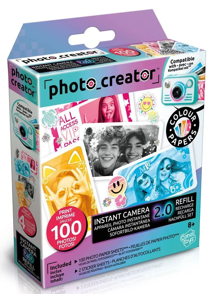 RECHARGE PHOTO CREATOR AVEC PAPIER PHOTO