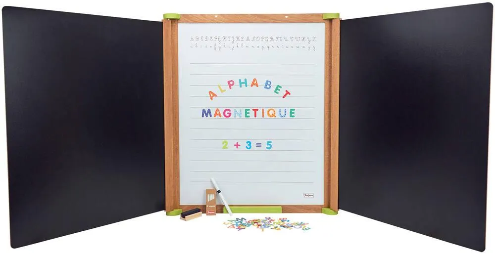 GRAND TRIPTYQUE EN BOIS MAGNETIQUE