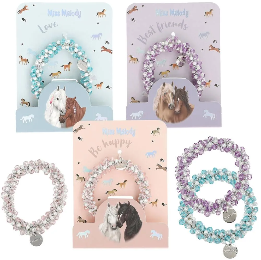 MISS MELODY BRACELET CHEVEUX PIERRES