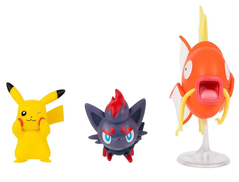 POKEMON - PACK DE 3 FIGURINES DE COMBAT