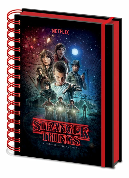 Stranger things - one sheet a5 wiro notebook