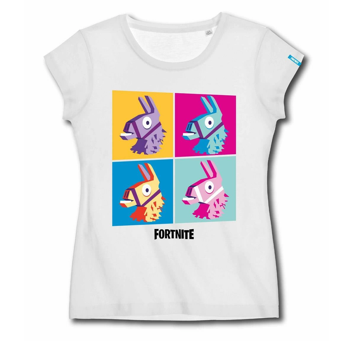 Fortnite - white lama t-shirt kids 14y