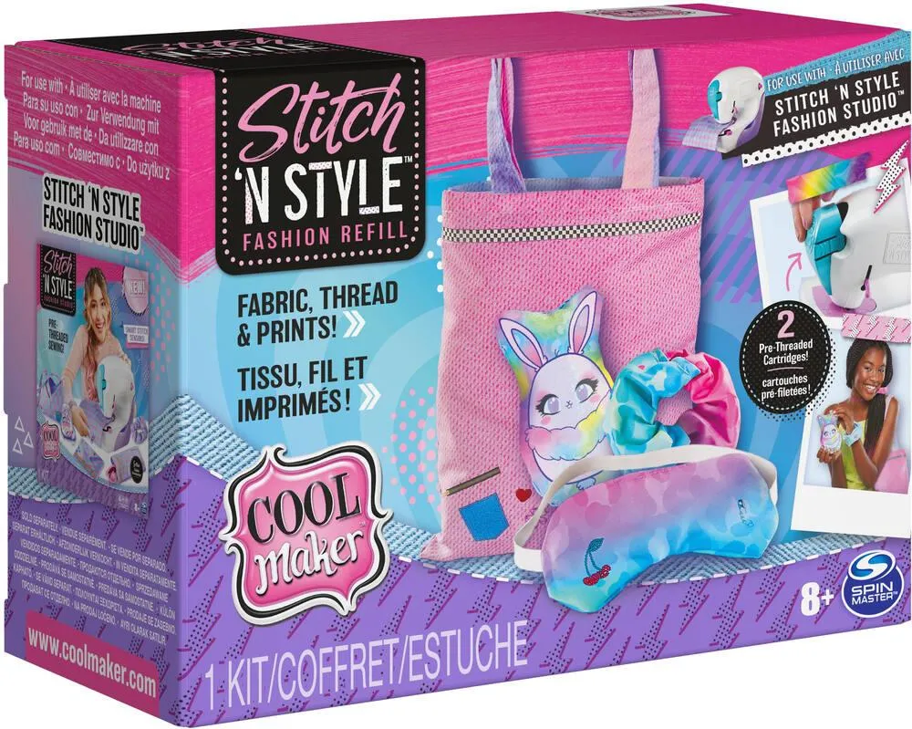 COOL MAKER - RECHARGES STITCH 'N STYLE FASHION STUDIO