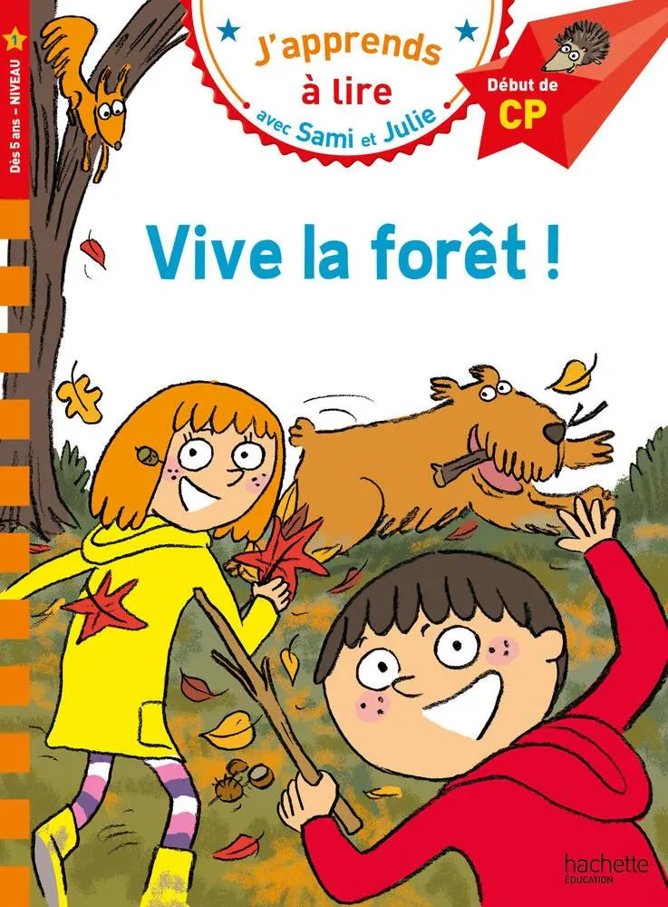 LIVRE SAMI ET JULIE CP NIVEAU 1 - VIVE LA FORET