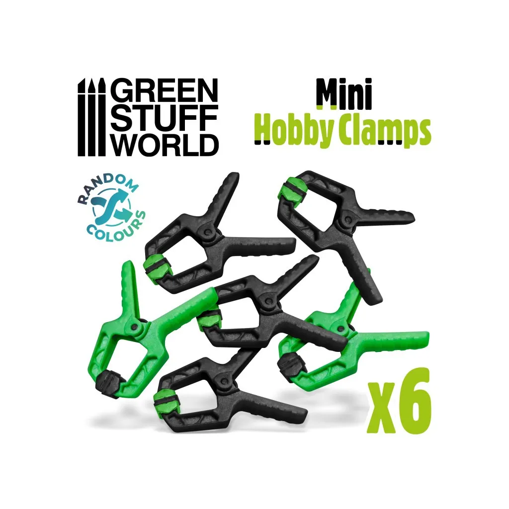 6 Mini Pinces de Maintien