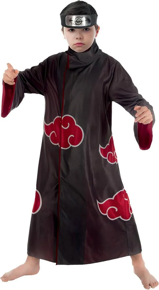 NARUTO SHIPPUDEN- DEGUISEMENT ENFANT ITACHI TAILLE 152 CM - 11-12 ANS
