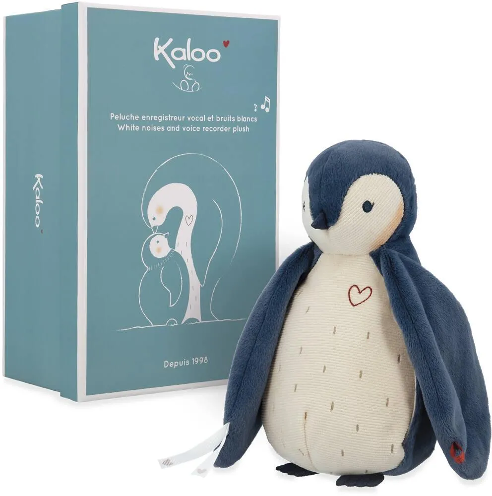 PELUCHE SONORE BLEU 25 CM