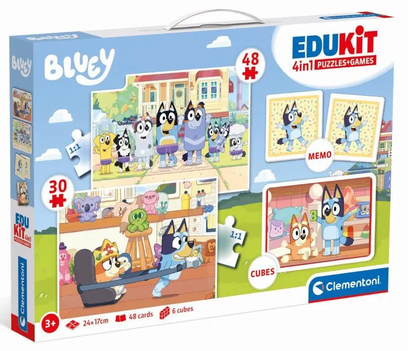 BLUEY - EDUKIT 4 EN 1