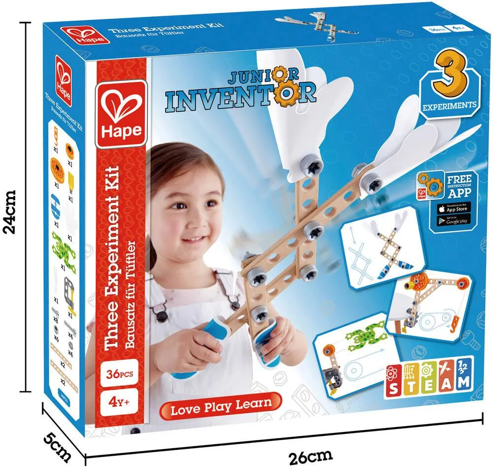 THREE EXPERIMENT KIT