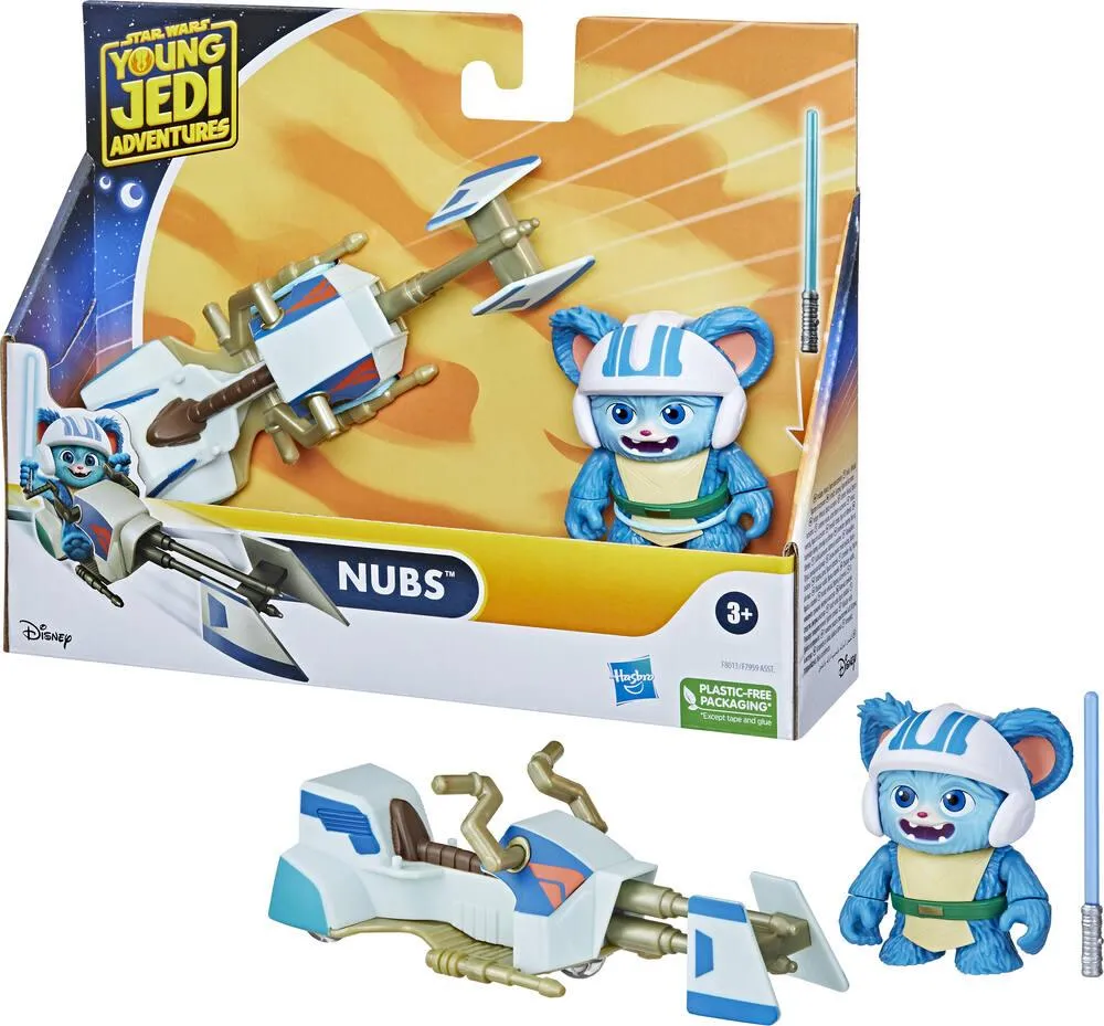 STAR WARS YOUNG JEDI FIGURINE ET VEHICULE NUBS