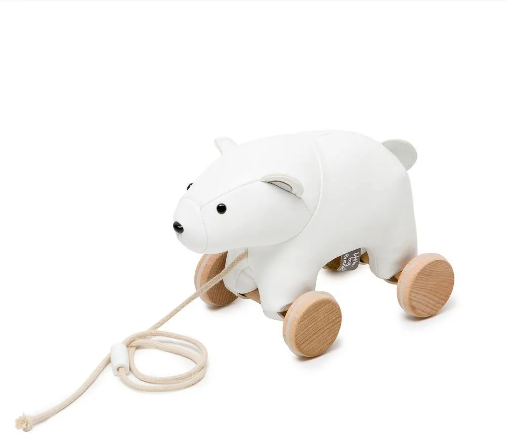 JOUET A TIRER - NATHAN L'OURS BLANC