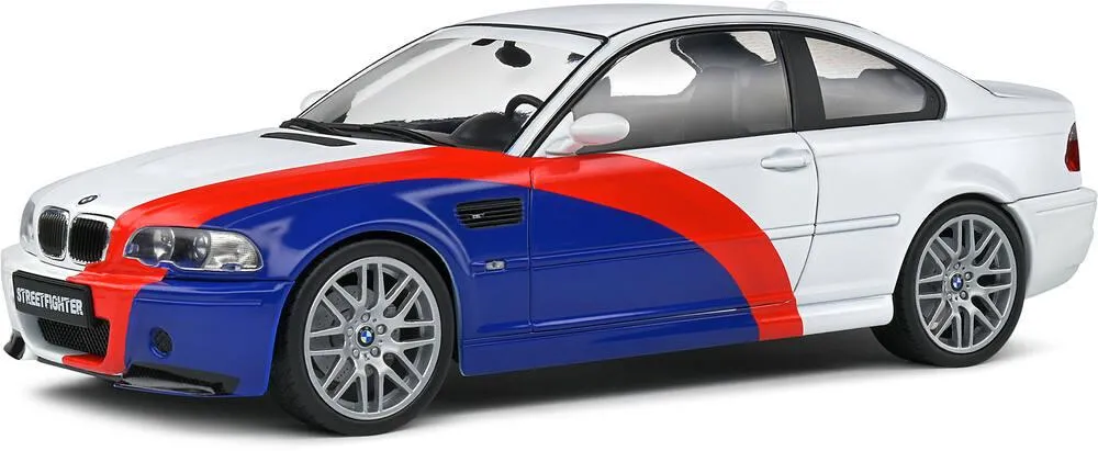 1/18 VOITURE BMW E46 M3 STREETFIGHTER WHITE 2000